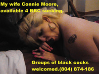 Married white couple for black
