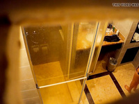 hidden shower at hotel real asian wife