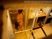 hidden shower at hotel real asian wife