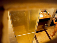 hidden shower at hotel real asian wife