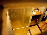 hidden shower at hotel real asian wife