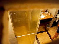 hidden shower at hotel real asian wife