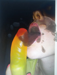Beautiful face of a whore Victoria in sperm...