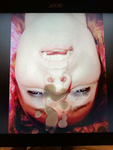 Beautiful face of a whore Victoria in sperm...