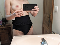 Mum tits at the pool