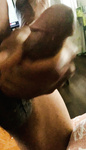 Abby sucks a big black cock and swallows cum