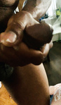 Abby sucks a big black cock and swallows cum