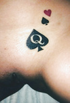 Who is this QOS Queen of Spades White Girl with Tattoos
