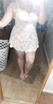 Wife in sexy white nightie