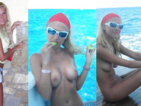 blonde wife Ksenia dressed and undressed