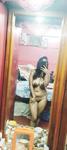 Bengali girl Rini das sexy nude figure mirror selfie (R