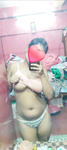 Bengali girl Rini das sexy nude figure mirror selfie (R