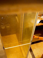 hidden shower at hotel real asian wife