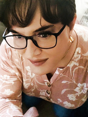 Abby sucks a big black cock and swallows cum