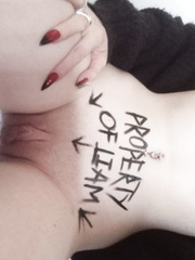 Photos sent to cuck boyfriend (ex name on her)