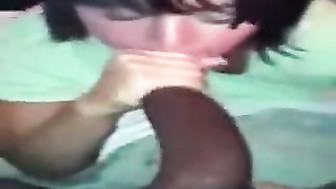 She's milking the cum out for cumshot