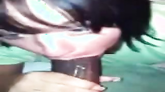 She's milking the cum out for cumshot