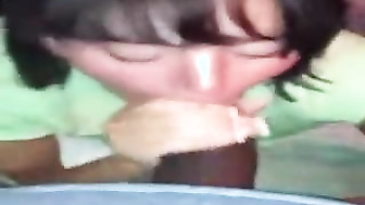 She's milking the cum out for cumshot