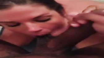 Sloppy Two hand Suck Off