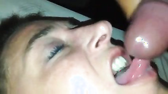 Cum swallow wife