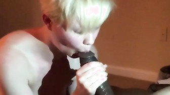 White Slut Wife suck and swallow