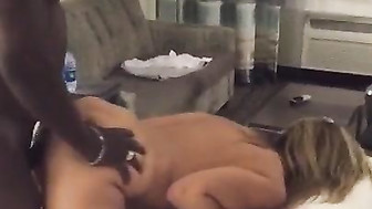 Busty milf gets doggystyle fuck