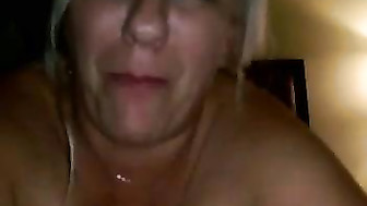 mature wife with huge tits having fun