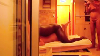 Cuck hubby watches his wife