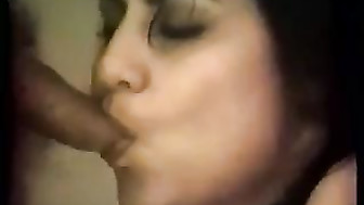 Wife with big tits gets fucked my several guys