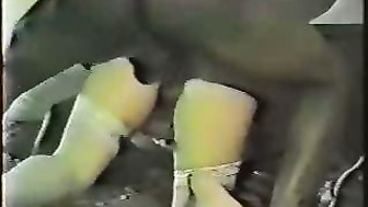 White Wife getting some Black Cock HARD