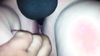 His girlfriend takes black dick raw