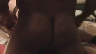 Naughty Wife Gets Creampied by Three Black Cocks