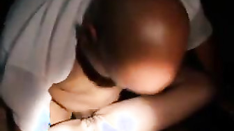 Wife gets creampie from BBC while cuck filmed