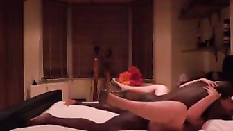 Stunning wife gets BBC and cums heavily as she is fucked