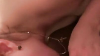 White Wife Sucks Husband and his Black Friend