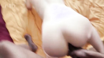 White Slutty Fucked by Black Bull