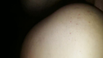 Stranger cums in wife's ass then Husband come in