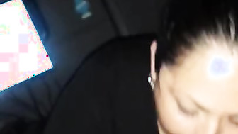 Girl works on Monster Cock