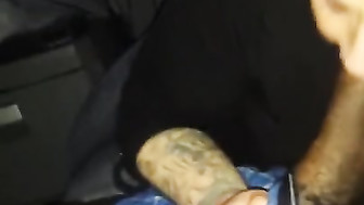 Girl works on Monster Cock