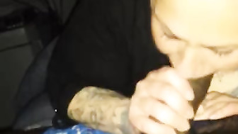 Girl works on Monster Cock