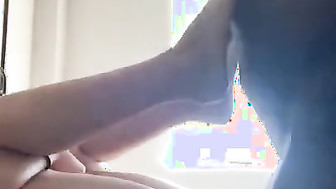 Sexy brunette girl love thick long BBC