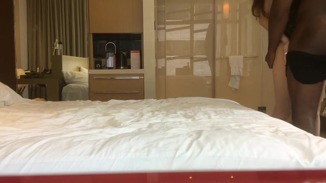 Wife with lover while husband is at work
