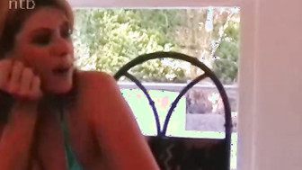 Wet white pussy takes BBC