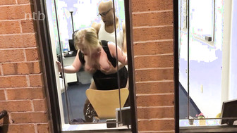 Hubby joined wife and black bull