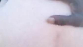 White Ass fucked in the woods