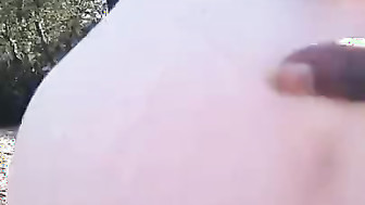 White Ass fucked in the woods