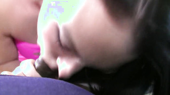 Sexy Brunette MILF meets with Black Guy