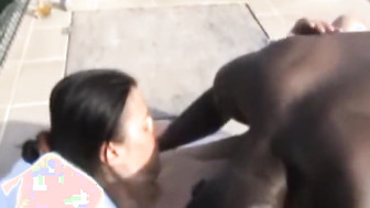 Big Black Cock for Hotwife with Creampie