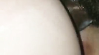 PAWG Creaming Black Dick