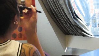 Hot asian girl takes big black cock